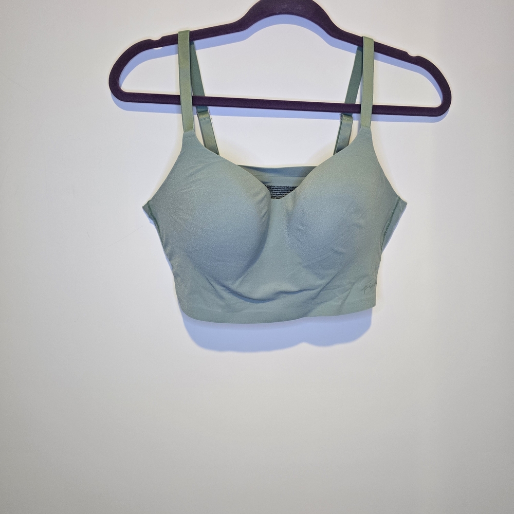 PINK Victoria's Secret Sage Green Bra No Wires